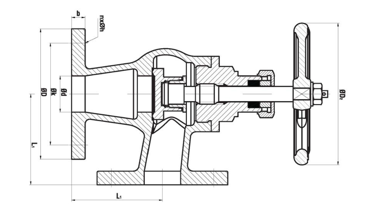 Шаровой клапан типа JIS (бронза, угловой тип) чертеж.jpg